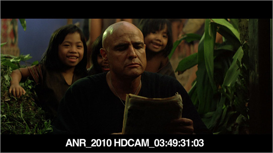 Screenshot from the 2010 Blu-ray master of Apocalypse Now Redux