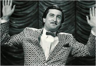 As Rupert Pupkin in The King of Comedy