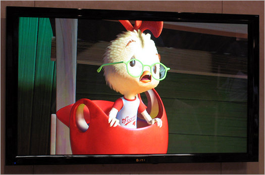 Disney's Chicken Little in full 1080p via Blu-ray Disc.
