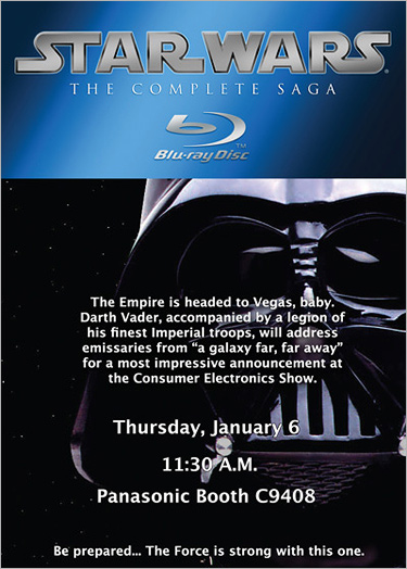 Star Wars Blu-ray Announcement