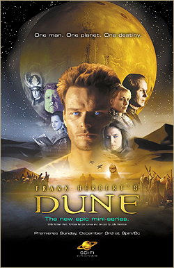 SciFi's poster for Frank Herbert's Dune.