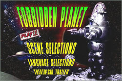 Forbidden Planet menu