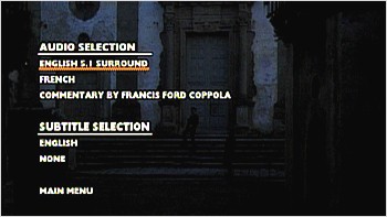 Godfather 2 - Set-Up Menu