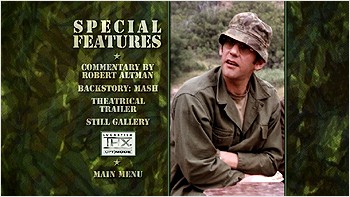 M*A*S*H: 5-Star - Special Features Menu