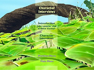 "Character Interviews" page