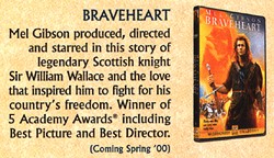 Braveheart from Paramount DVD pamphlet