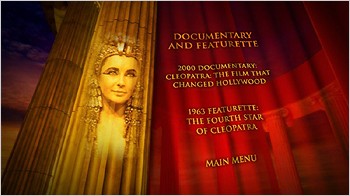 Cleopatra - Disc Three Main Menu