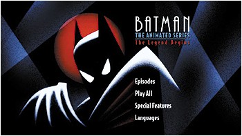 Batman: The Animated Series: The Legend Begins (main menu)