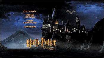 Harry Potter and the Sorcerer's Stone - DVD main menu