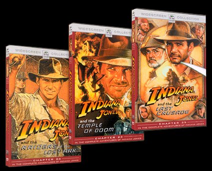 Paramount's Indiana Jones Trilogy... coming to DVD in 2003!