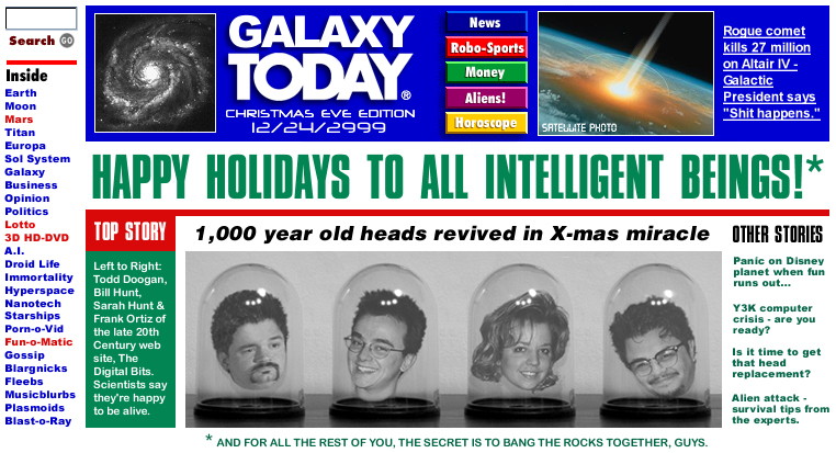 The Galaxy Today - 12/24/2999