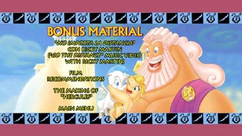 Hercules menu page