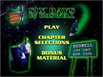 Six Days in Roswell - Main Menu