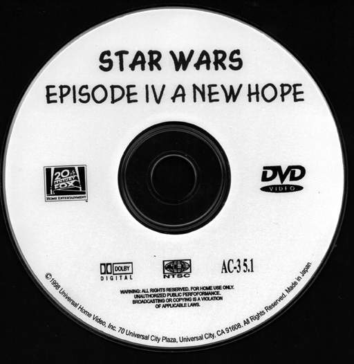 Star Wars Bootleg DVD