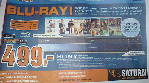 Sony player trade offer in Germany