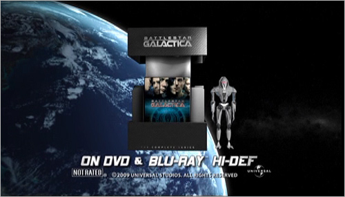 Battlestar Galactica: The Complete Series promo from Caprica DVD