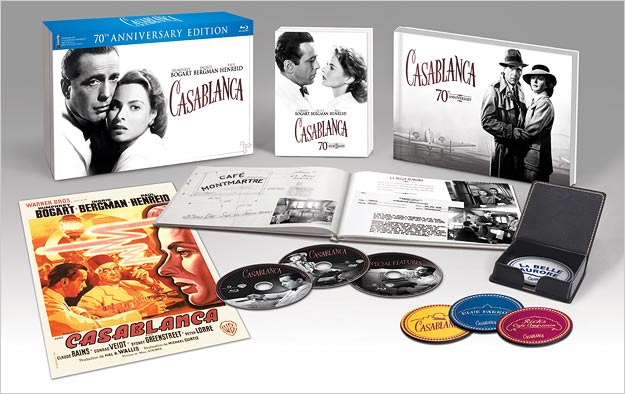 Casablanca: 70th Anniversary 3-Disc Blu-ray + DVD Combo Edition
