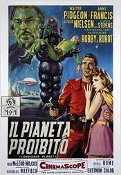 Forbidden Planet Italian poster art