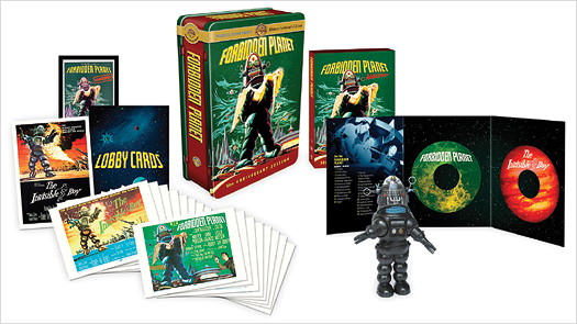 Forbidden Planet: Ultimate Collector's Edition tin contents