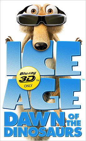 Ice Age 3 on Blu-ray 3D in April