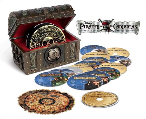 Pirates of the Caribbean: On Stranger Tides - 4 Movie Collection (Blu-ray Disc)