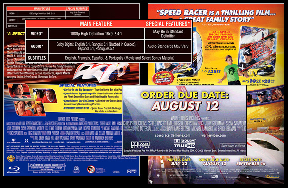 Speed Racer Blu-ray audio spec confusion