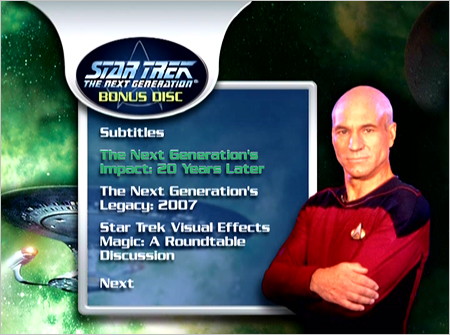 A look at the TNG bonus disc menus