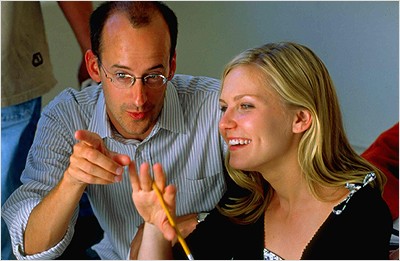 Peyton Reed and actress Kirsten Dunst.