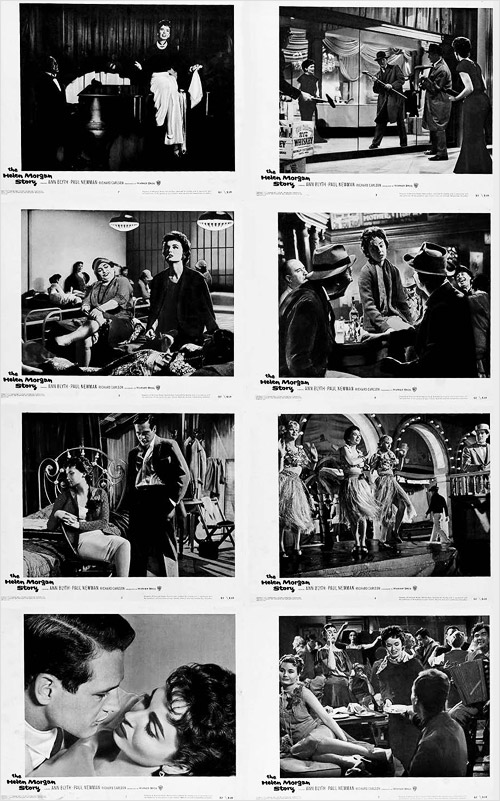 Original Lobby Cards for The Helen Morgan Story.