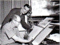 Disney artists at work designing Sleeping Beauty.