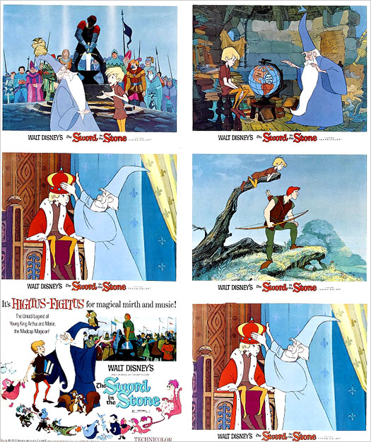 Sword in the Stone lobby cards