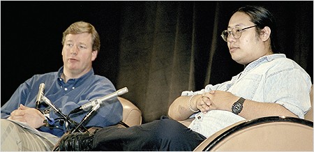 Lucasfilm's Jim Ward and DVD producer Van Ling