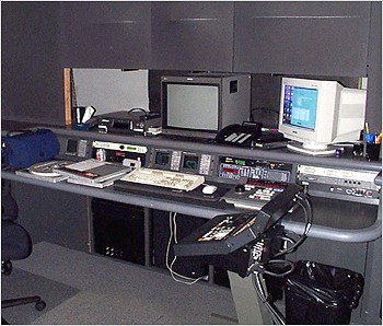 A multi-channel audio compression bay.