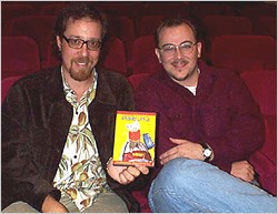 Stuart Little director Rob Minkoff and Bits editor Bill Hunt.