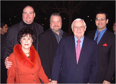 L to R: Millicent Wise, Director's Edition producer David Fein, effects supervisor Daren Dochterman, director Robert Wise and restoration supervisor Michael Matessino.