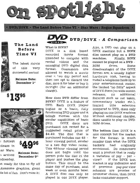 Wal-Mart newsletter